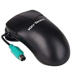  Key Tronic P803 2 Button PS/2 Ball Mouse (Black 