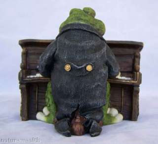 Frog Piano Figurine Player Music Collectible 3.5 x4 New  
