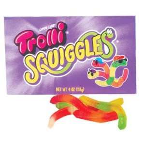 Trolli Squiggles Theater Box, 12 Boxes 4oz Each  Grocery 