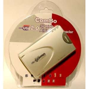 Combo 23 in 1 Card Reader SD Pro Duo XD CF 2G+3 USB HUB 