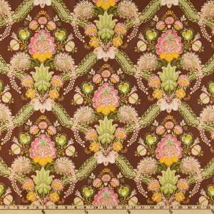  44 Wide Anna Griffin Carmen Collection Blooms Brown/Lime 