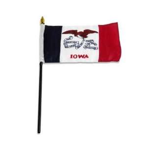  Iowa Flag 4 x 6 inch Patio, Lawn & Garden