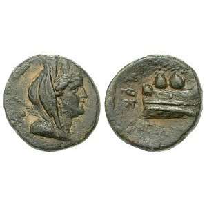  Tripolis, Phoenicia, 84   83 B.C.; Bronze AE 17 Toys 