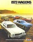 1973 Chevrolet Wagons Original Color Brochure Vega Blazer Suburban 