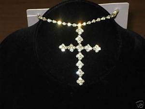 Austrian Crystal Collection Cross necklace/earrings K27  