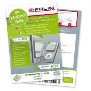  2 x atFoliX FX Mirror Stylish screen protector for Benq DC T850 