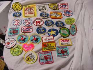 32 LOT WHOLESALE LOT CB TRUCKER 1970S VINTAGE PATCH NEW PATCHES 