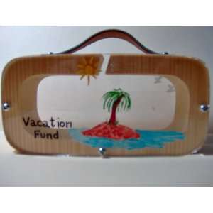  Vacation Fund Wooden Bank 