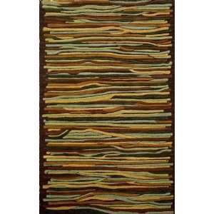  Trans Ocean Gallia Stripes Driftwood 3082 19 42 X 66 