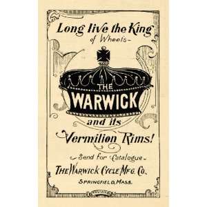   Manufacturing Vermilion Rims King   Original Print Ad
