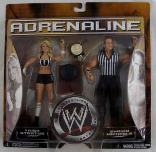 WWE Adrenaline Series 20 Trish Stratus and Shawn Michaels Action 
