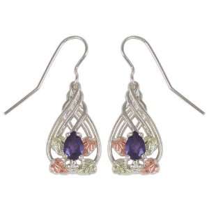  Sterling Silver, Amethyst, Shepherd Hooks Jewelry