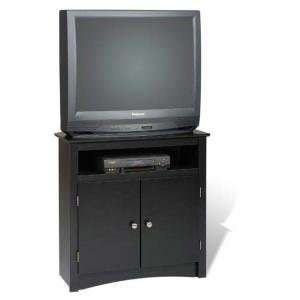  Prepac Sonoma Black Tall Corner TV Cabinet