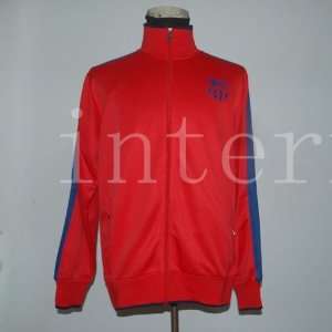  red barcelona soccer jacket 2011 2012 thailand quality 