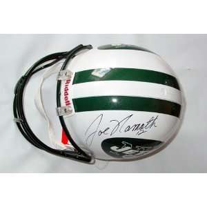  Joe Namath Autographed Signed NY Jets Helmet PSA & Video 