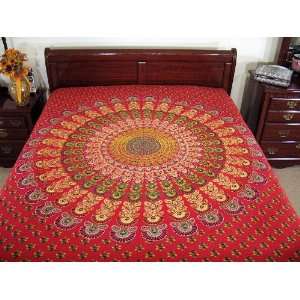  Traditional Handcrafted Barmer Print Cotton Bed Sheet 