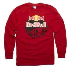 Fox Racing Red Bull Travis Pastrana Core Long Sleeve T Shirt   Large 