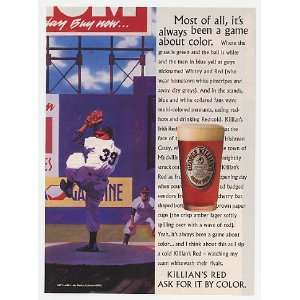  1994 Killians Irish Red Beer Baseball About Print Ad 