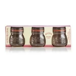  Ravenhead 0.5 Litre Round Kilner Jars, Sleeve of 3 