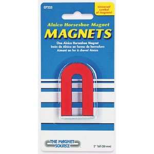    Magnet Source   Red Alnico Horseshoe Magnet (Science) Toys & Games