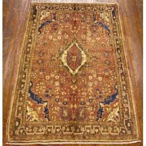  3x5 Hand Knotted Jozan Persian Rug   56x35