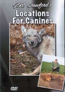 dvd  JW Crawford Locations for Canines, traps, trapping  