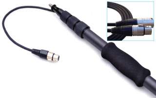 Proaim Carbon fiber Boom Pole XLR Cable for mic audio  