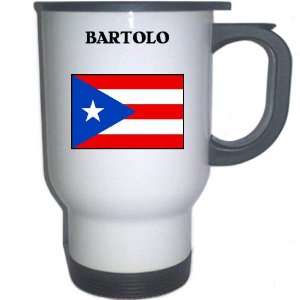  Puerto Rico   BARTOLO White Stainless Steel Mug 