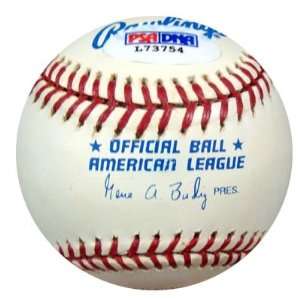  Ron Kittle Autographed/Hand Signed AL Baseball 83 ROY PSA 