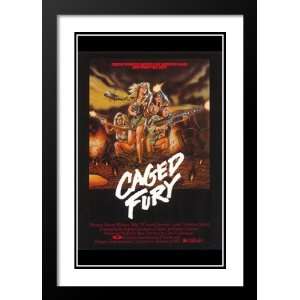  Caged Fury 20x26 Framed and Double Matted Movie Poster 