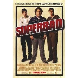  Superbad Intl Movie Poster Double Sided Original 27x40 