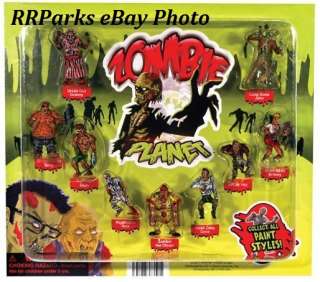 ZOMBIE PLANET COMPLETE MINT SET of ALL 9 FIGURES ~ MONSTERS RARE 