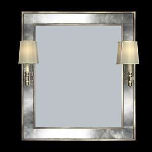  Fine Art Lamps 543255ST TransAtlantic 2 Light Wall Mirror 