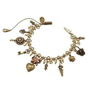  Michal Negrin Feminine Bracelet Adorned with Hand Painted 