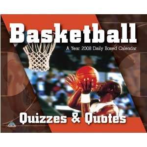 Basketball Quizzes & Quotes 2008 Desk Calendar Office 