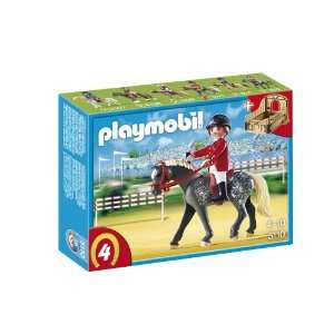  Playmobil Trakehner Horse with Equestrienne and Stable 