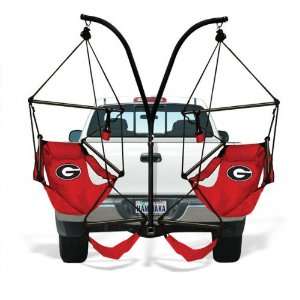  Georgia Bulldogs Hammock Chairs with Trailer Hitch Stand 