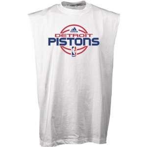 Detroit Pistons Team Issue Sleeveless T Shirt  Sports 