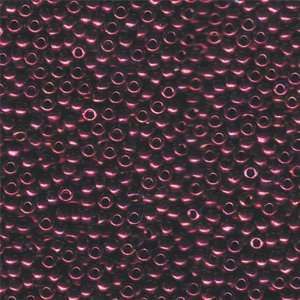  8 9460 Metallic Dark Raspberry Miyuki Seed Beads Tube 