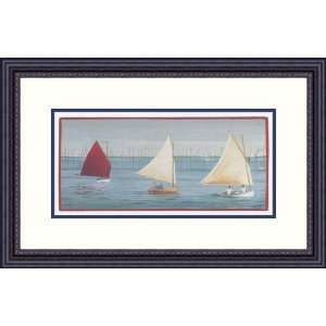  Bateaux I by Dominique Perotin   Framed Artwork