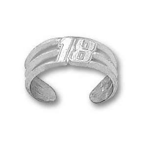 Bobby Labonte #18 Solid Sterling Silver Toe Ring  