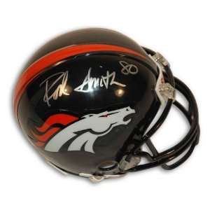 Autographed Rod Smith Denver Broncos Mini Helmet Sports 