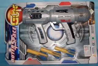   nice and very rare SPACE TRANSFORMERS GUN with 3 missil and sound