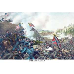  Battle of Franklin AKA The Battle of Harpeth River 16X24 