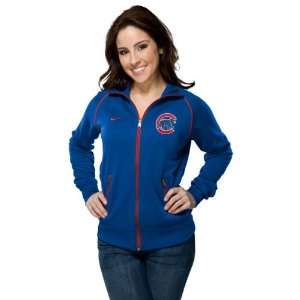   Chicago Cubs Womens Nike Royal 1.2 Track Jacket