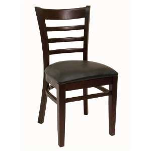    Quick Ship Armless Curved Ladder Back Dining Chair