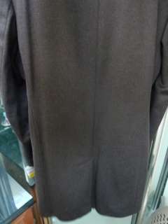NEW $500 JOSEPH ABBOUD Winter Coat Sz 42 Long L Brown Chocolate Wool 