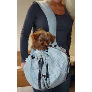  Cha Cha Couture Denim Pet Carrier