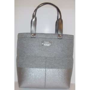   Wkru1360 Gray Bon Shopper Frosted Felt Dipped Tote Nwt Toys & Games