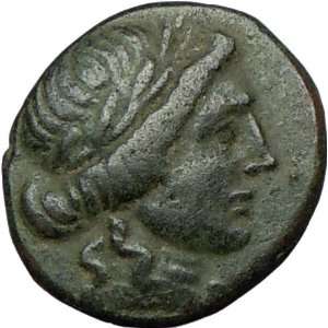 Larissa THESSALIAN LEAGUE 196BC Apollo Athena Spear Authentic Ancient 